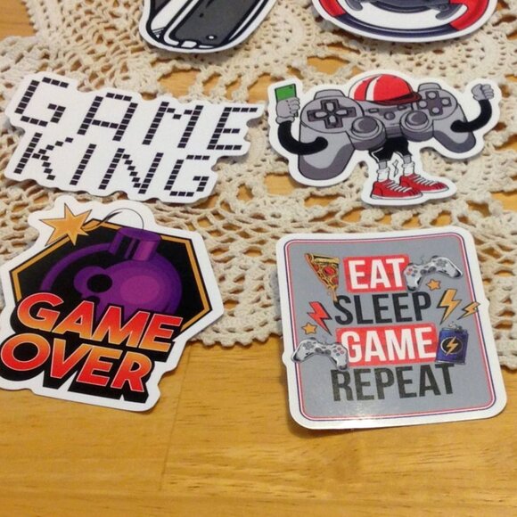 Video Gamer stickers for tablets, laptop, lockers, crafts, scrapbookng - Picture 4 of 7